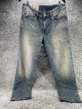 H&M Mens Size 33x32 Jeans Straight Regular Fit Denim Classic Med Wash New Tags